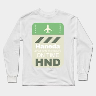 Airport HND Haneda Japan Long Sleeve T-Shirt